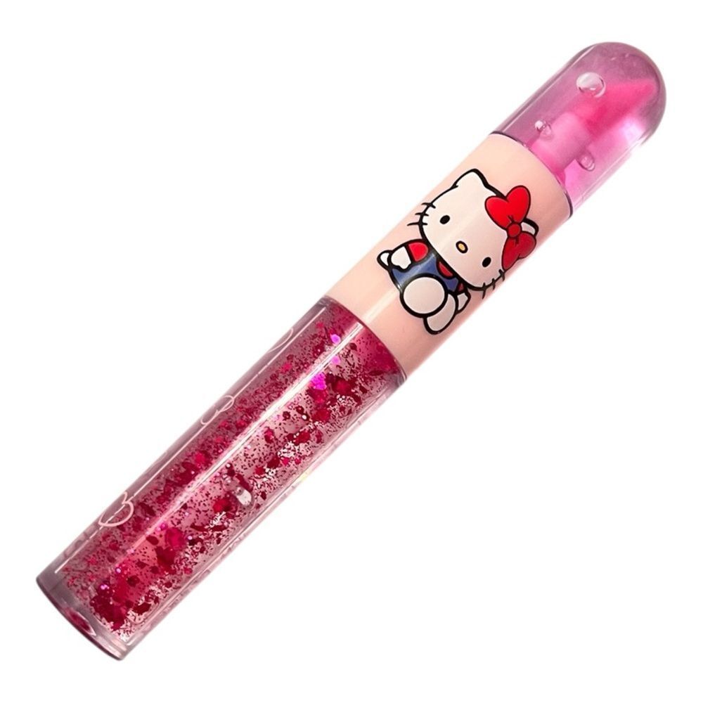 🤯5/$25🤯 Hello Kitty Light Pink Double Ended Lip Gloss With Pink Sparkle